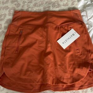 Athleta Orange Golf Skort